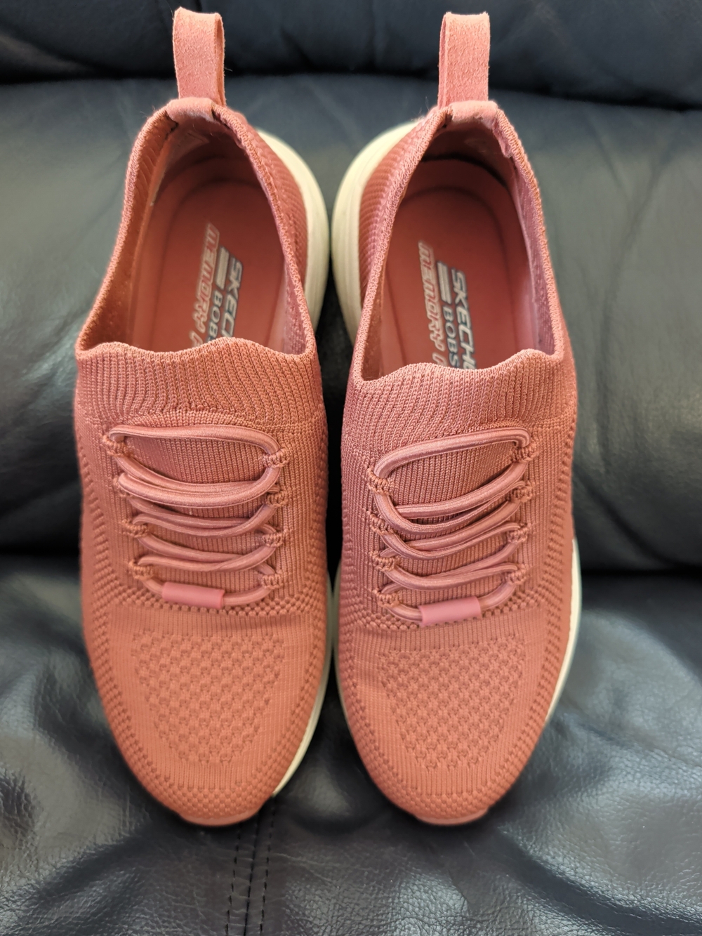 Skechers BOBs Women's Sz. 6 Sport Sparrow 2.0 Pink Slip-On Sneakers
